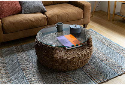 ラグ FAB-302 東谷 ラグ 130 190 130×190 190×130 1.5畳 コットン 綿 ジュート 麻 リゾート アジアン ナチュラル 北欧 シンプル 敷き物 ベージュ ブラウン 茶色(代引不可)