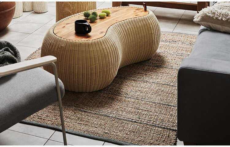 ラグ FAB-302 東谷 ラグ 130 190 130×190 190×130 1.5畳 コットン 綿 ジュート 麻 リゾート アジアン ナチュラル 北欧 シンプル 敷き物 ベージュ ブラウン 茶色(代引不可)