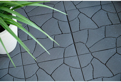 フロアパネル FLR-31 東谷 フロアパネル ジョイント DIY ポリプロピレン プラスチック 軽量 軽い 耐水 排水 人工石畳 デッキパネル ジョイントパネル 玄関 ベランダ バルコニー テラス 庭 ガーデン(代引不可)