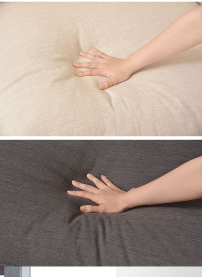 ソファ ソファー 横幅193cm スチール 布地 ファブリック 脚付き クッション付 モダン シンプル ナチュラル おしゃれ カバーリング グレー アイボリー(代引不可)