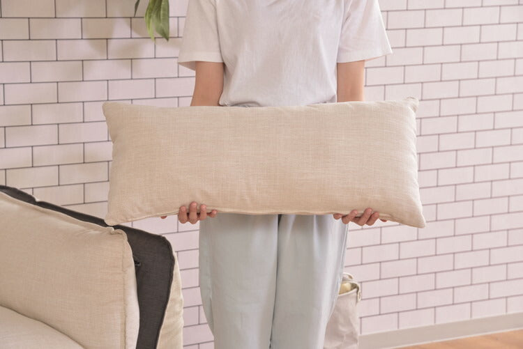 ソファ ソファー 横幅211cm 広め 布地 ファブリック ダブルクッション仕様 モダン シンプル ベーシック ナチュラル おしゃれ カバーリング アイボリー(代引不可)