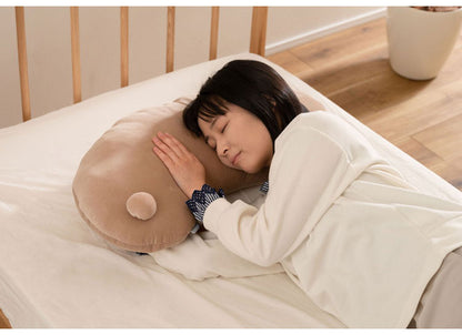 ボディピロー クッション ボディピロー おしゃれ 北欧 アニマル 動物 かわいい ベージュ ダークグレー グリーン コーデュロイ しっぽ 耳 尻尾 ベッド ソファ シンプル 枕 足枕 腰当て 肘置き(代引不可)