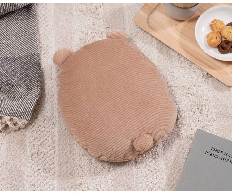 蓄熱式湯たんぽ 湯たんぽ 蓄熱式湯たんぽ 北欧 おしゃれ かわいい ギフト プレゼント シンプル コーデュロイ ベージュ グリーン ダークグレー クッション カイロ もちもち 温かい 冬(代引不可)