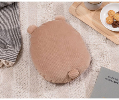 蓄熱式湯たんぽ 湯たんぽ 蓄熱式湯たんぽ 北欧 おしゃれ かわいい ギフト プレゼント シンプル コーデュロイ ベージュ グリーン ダークグレー クッション カイロ もちもち 温かい 冬(代引不可)