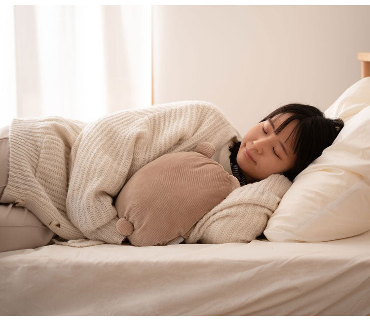 蓄熱式湯たんぽ 湯たんぽ 蓄熱式湯たんぽ 北欧 おしゃれ かわいい ギフト プレゼント シンプル コーデュロイ ベージュ グリーン ダークグレー クッション カイロ もちもち 温かい 冬(代引不可)