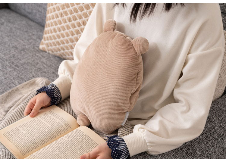 蓄熱式湯たんぽ 湯たんぽ 蓄熱式湯たんぽ 北欧 おしゃれ かわいい ギフト プレゼント シンプル コーデュロイ ベージュ グリーン ダークグレー クッション カイロ もちもち 温かい 冬(代引不可)