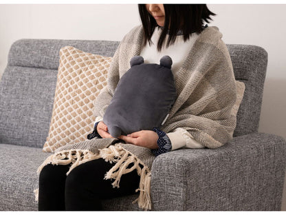 蓄熱式湯たんぽ 湯たんぽ 蓄熱式湯たんぽ 北欧 おしゃれ かわいい ギフト プレゼント シンプル コーデュロイ ベージュ グリーン ダークグレー クッション カイロ もちもち 温かい 冬(代引不可)