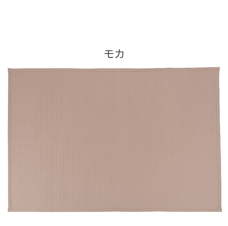 キルト ラグ マット ホワイト 白色 白 イブル コットン 綿 洗える 丸洗い おしゃれ くすみカラー 長方形 四角 韓国インテリア 北欧 北欧風 かわいい 洗濯 洗濯可 190×130 幅190cm キッズ ラグマット(代引不可)