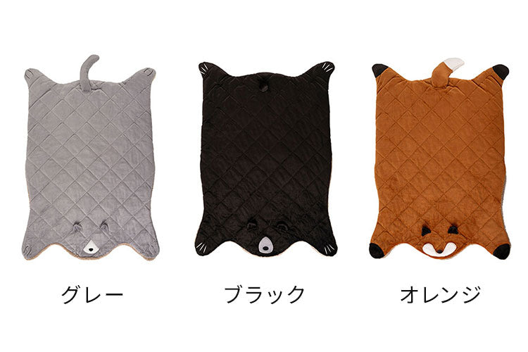 アニマルサンドクッション GLK-206 東谷 クッション サンド アニマル 動物 猫 ネコ キャット 熊 クマ くま ベア 狐 キツネ きつね フォックス おしゃれ かわいい 可愛い サンドクッション グレー(代引不可)