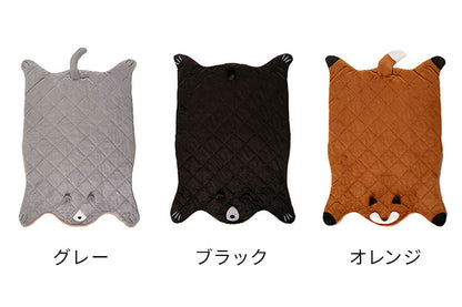 アニマルサンドクッション GLK-206 東谷 クッション サンド アニマル 動物 猫 ネコ キャット 熊 クマ くま ベア 狐 キツネ きつね フォックス おしゃれ かわいい 可愛い サンドクッション グレー(代引不可)