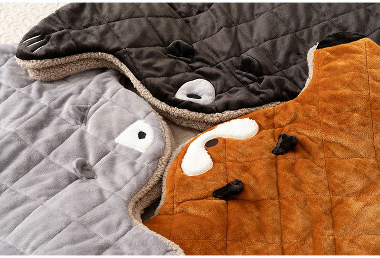 アニマルサンドクッション GLK-206 東谷 クッション サンド アニマル 動物 猫 ネコ キャット 熊 クマ くま ベア 狐 キツネ きつね フォックス おしゃれ かわいい 可愛い サンドクッション グレー(代引不可)