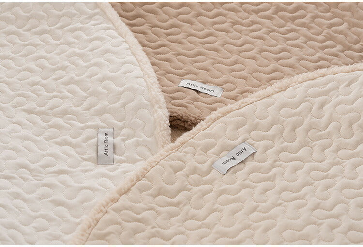 キルトサンドクッション GLK-207 東谷 クッション サンド キルト くすみカラー 大人っぽい おしゃれ かわいい 可愛い サンドクッション ホワイト 白 ベージュ モカ ブラウン 茶色 ひざ掛け 膝 ボア(代引不可)