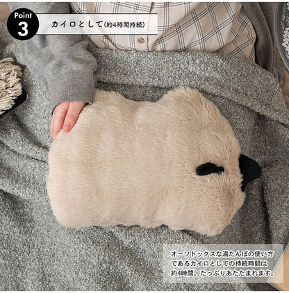 蓄熱式湯たんぽ GLK-208 東谷 湯たんぽ 蓄熱式湯たんぽ 北欧 おしゃれ かわいい ギフト プレゼント シンプル ホワイト 白 ベージュ グレー 灰色 クッション カイロ ふわふわ もちもち 電気(代引不可)
