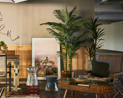 アレカヤシ フェイクグリーン おしゃれ 人工観葉 観葉植物 インテリア 造花 リーフ シンプル 癒し 植物 お手入れ簡単 完成品 単品販売 カフェ 新生活 母の日(代引不可)