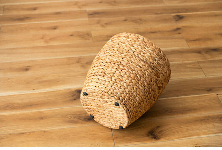 プランター 鉢入れ 円型 9号用 アジアン 観葉植物 植物 ウォーターヒヤシンス 雑貨 インテリア 室内 ブラウン 茶色 編み かご インテリア おしゃれ 北欧 かわいい(代引不可)