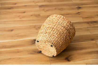 プランター 鉢入れ 円型 9号用 アジアン 観葉植物 植物 ウォーターヒヤシンス 雑貨 インテリア 室内 ブラウン 茶色 編み かご インテリア おしゃれ 北欧 かわいい(代引不可)