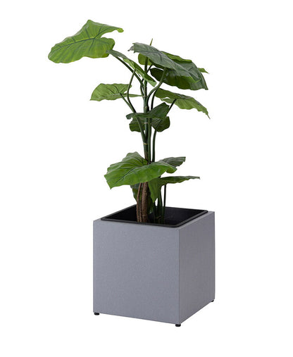 プランター 正方形 9号 プランター 鉢入れ モダン インダストリアル シンプル グレー 植物 観葉植物 アジャスター付き インテリア(代引不可)