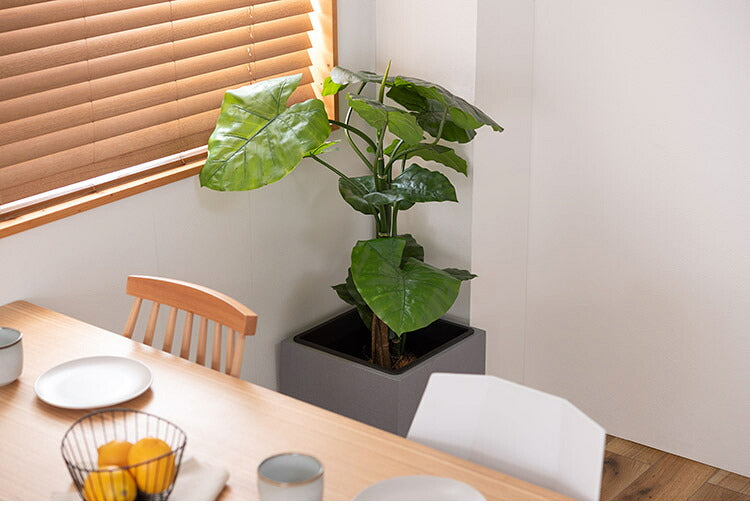 プランター 正方形 9号 プランター 鉢入れ モダン インダストリアル シンプル グレー 植物 観葉植物 アジャスター付き インテリア(代引不可)