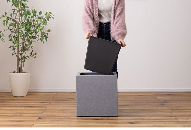 プランター 正方形 9号 プランター 鉢入れ モダン インダストリアル シンプル グレー 植物 観葉植物 アジャスター付き インテリア(代引不可)