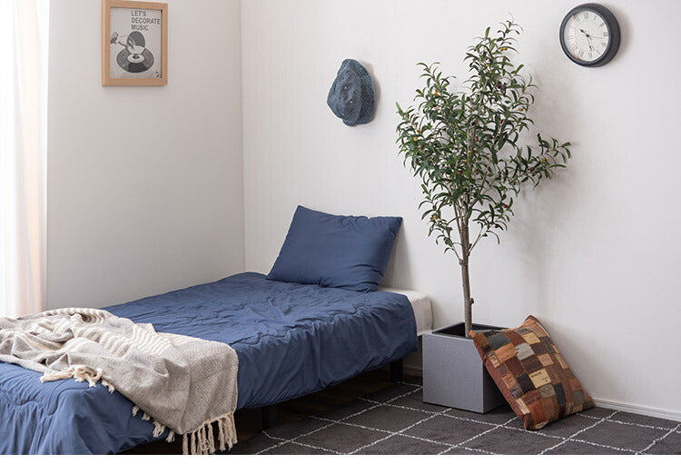 プランター 正方形 6号用 プランター 鉢入れ モダン インダストリアル シンプル グレー 植物 観葉植物 アジャスター付き インテリア(代引不可)