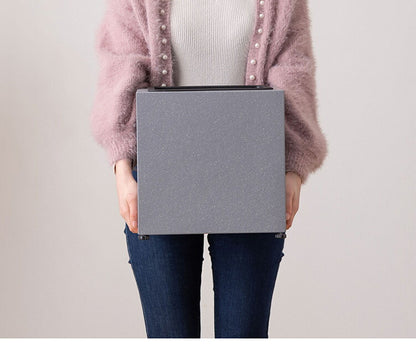 プランター 正方形 6号用 プランター 鉢入れ モダン インダストリアル シンプル グレー 植物 観葉植物 アジャスター付き インテリア(代引不可)