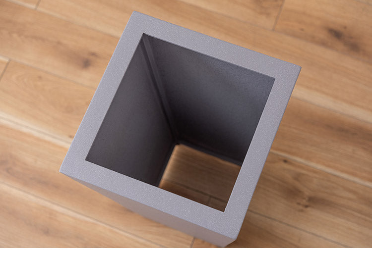 プランター 8号用 ハイタイプ プランター ハイタイプ 鉢入れ モダン インダストリアル シンプル グレー 植物 観葉植物 アジャスター付き インテリア(代引不可)