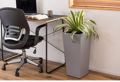 プランターハイタイプ プランター ハイタイプ 鉢入れ モダン インダストリアル シンプル グレー 植物 観葉植物 アジャスター付き インテリア(代引不可)