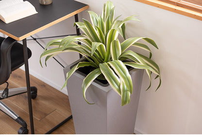 プランターハイタイプ プランター ハイタイプ 鉢入れ モダン インダストリアル シンプル グレー 植物 観葉植物 アジャスター付き インテリア(代引不可)