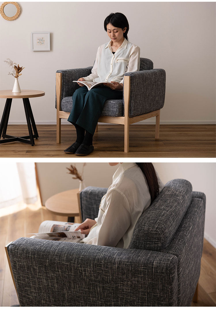 ソファ 1人掛け 肘付き 肘掛け 1P 北欧 おしゃれ リビング 一人暮らし シンプル 椅子 イス いす ソファー モダン チェア(代引不可)