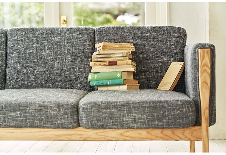 ソファ 3人掛け 幅172cm 完成品 北欧 2.5人掛け おしゃれ 3P 肘掛け 肘置き 天然木 リビング ワンルーム ソファー シンプル インテリア ローソファ(代引不可)