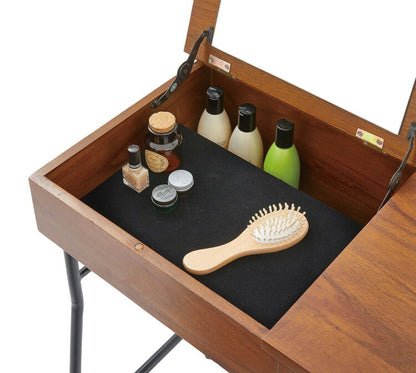 ドレッサー&スツールセット ドレッサー 鏡台 化粧台 アクセサリーボックス スツール付き 木製 おしゃれ 新生活 母の日 インテリア 収納(代引不可)