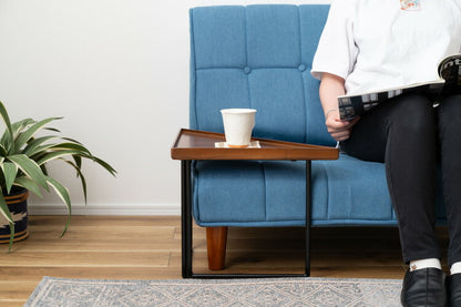 ミニテーブル テーブル サイドテーブル おしゃれ シンプル モダン 和モダン 積み重ね 幅40cm 高さ33cm 木製 天然木 スチール ブラウン 黒 軽量 インテリア(代引不可)