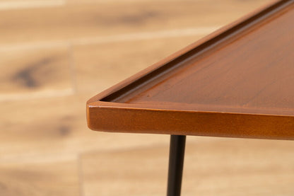 ミニテーブル テーブル サイドテーブル おしゃれ シンプル モダン 和モダン 積み重ね 幅40cm 高さ33cm 木製 天然木 スチール ブラウン 黒 軽量 インテリア(代引不可)