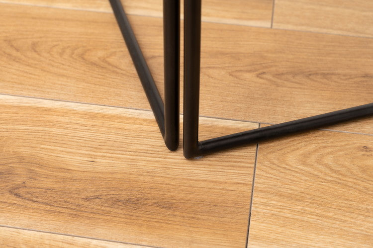 ミニテーブル テーブル サイドテーブル おしゃれ シンプル モダン 和モダン 積み重ね 幅40cm 高さ33cm 木製 天然木 スチール ブラウン 黒 軽量 インテリア(代引不可)