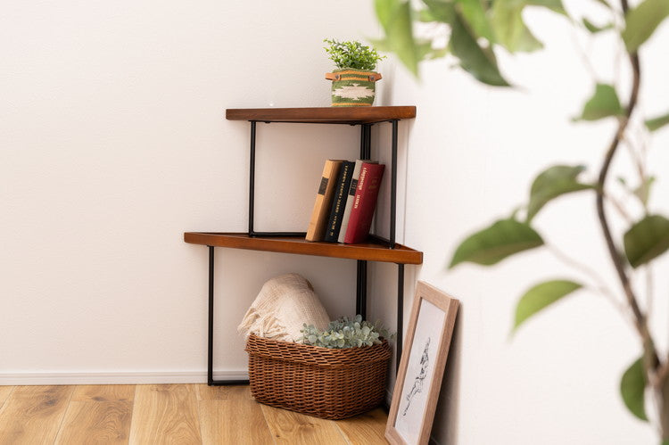 サイドテーブル ナイトテーブル ミニテーブル ソファーテーブル 高さ40cm 横幅50cm 奥行50cm 50×50 小さい 小さめ おしゃれ 木 木製 天然木 軽い 軽量 省スペース 安い 三角形(代引不可)