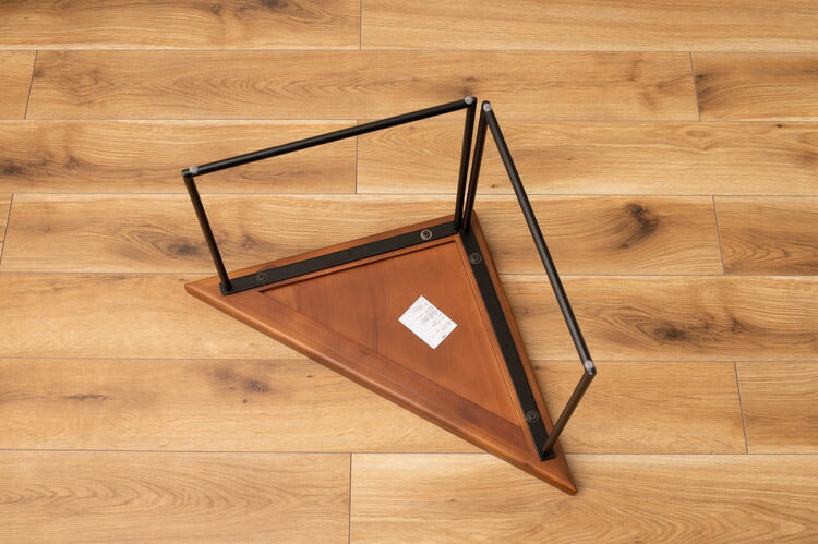 サイドテーブル ナイトテーブル ミニテーブル ソファーテーブル 高さ40cm 横幅50cm 奥行50cm 50×50 小さい 小さめ おしゃれ 木 木製 天然木 軽い 軽量 省スペース 安い 三角形(代引不可)