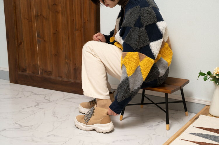 スツール ウッドスツール 椅子 チェア いす 木製 天然木 ミンディ スチール 脚キャップ モダン ブラウン 花台 ディスプレイ 玄関 リビング 腰掛け シンプル おしゃれ(代引不可)