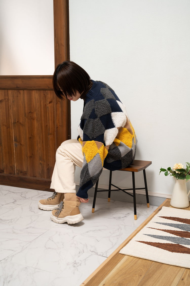 スツール ウッドスツール 椅子 チェア いす 木製 天然木 ミンディ スチール 脚キャップ モダン ブラウン 花台 ディスプレイ 玄関 リビング 腰掛け シンプル おしゃれ(代引不可)