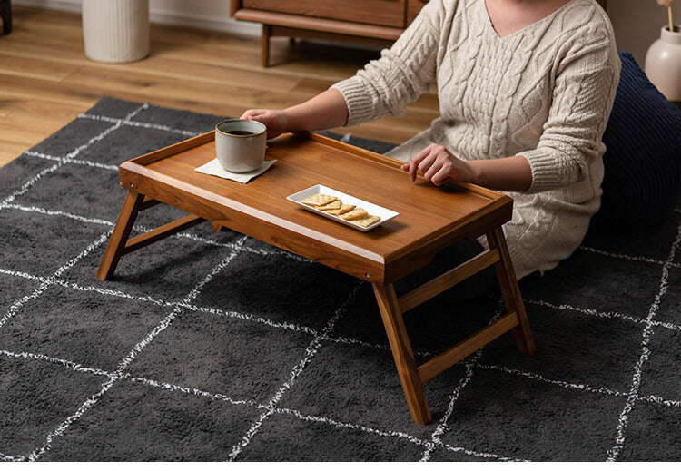 トレーテーブル 幅80cm フォールディングテーブル 折りたたみ 折り畳み コンパクト スリム 机 簡易机 隙間収納 ソファサイド トレー サイドテーブル ベッド(代引不可)
