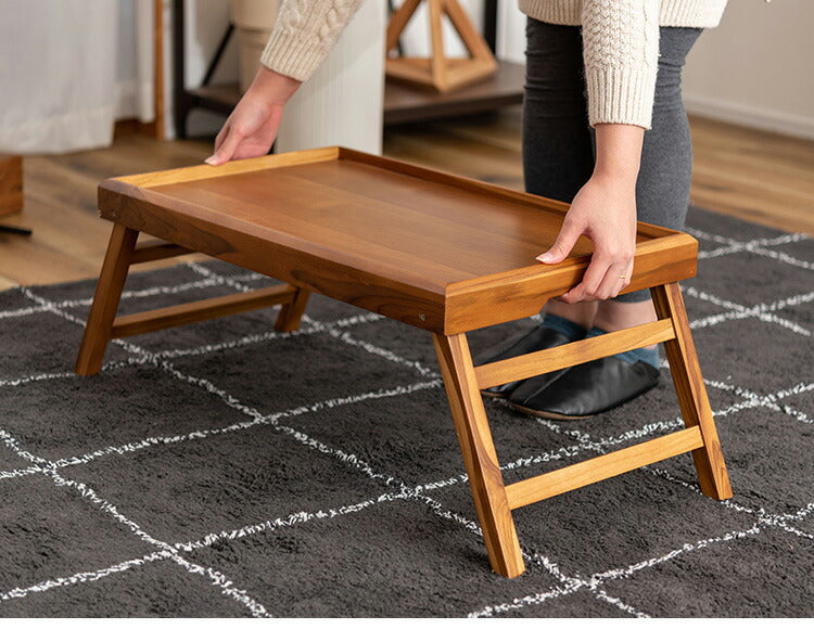 トレーテーブル 幅80cm フォールディングテーブル 折りたたみ 折り畳み コンパクト スリム 机 簡易机 隙間収納 ソファサイド トレー サイドテーブル ベッド(代引不可)