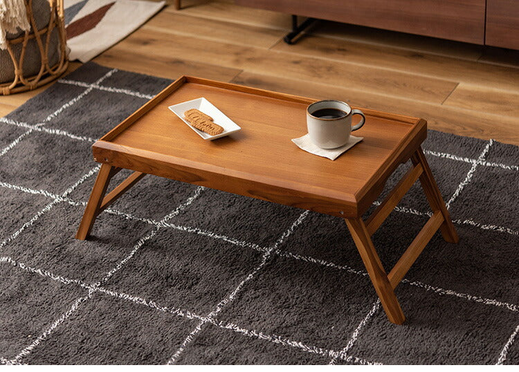 トレーテーブル 幅80cm フォールディングテーブル 折りたたみ 折り畳み コンパクト スリム 机 簡易机 隙間収納 ソファサイド トレー サイドテーブル ベッド(代引不可)