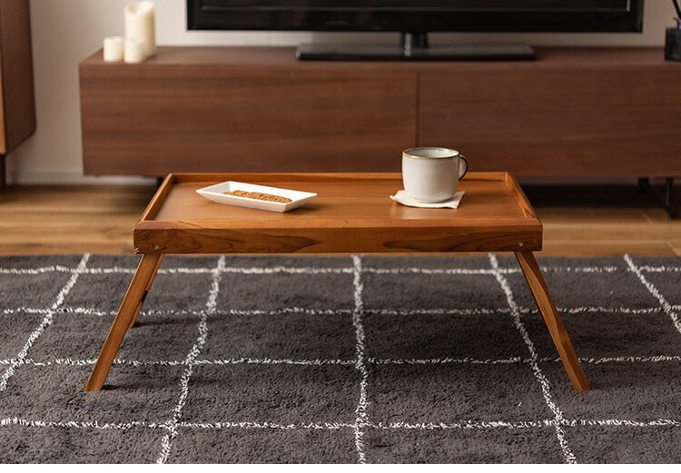 トレーテーブル 幅80cm フォールディングテーブル 折りたたみ 折り畳み コンパクト スリム 机 簡易机 隙間収納 ソファサイド トレー サイドテーブル ベッド(代引不可)