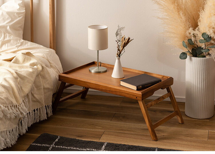 トレーテーブル 幅80cm フォールディングテーブル 折りたたみ 折り畳み コンパクト スリム 机 簡易机 隙間収納 ソファサイド トレー サイドテーブル ベッド(代引不可)