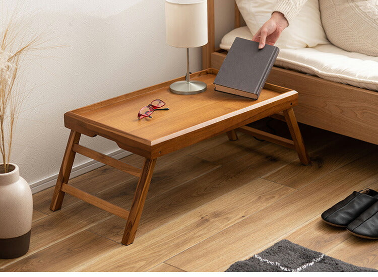 トレーテーブル 幅80cm フォールディングテーブル 折りたたみ 折り畳み コンパクト スリム 机 簡易机 隙間収納 ソファサイド トレー サイドテーブル ベッド(代引不可)