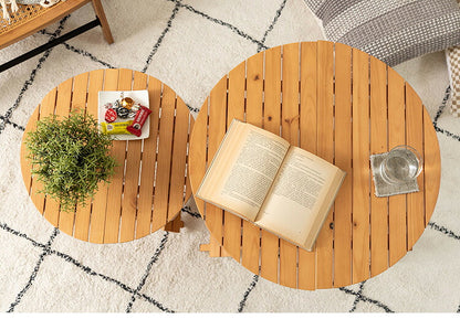 フォールディングテーブル 直径60cm テーブル 折り畳み 折りたたみ 簡易テーブル スリム 収納 アウトドア お洒落 ナチュラル ホワイト 持ち運び Lサイズ サイドテーブル ベッドサイド(代引不可)