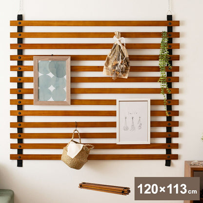 ロールパーテーション ワイド パーテーション ナチュラル ブラウン 茶色 ディスプレイ ブラインド 木目 ウッド 折りたたみ 北欧 オフィス ロールパーテーション 仕切り 木製 天然木 間仕切り(代引不可)