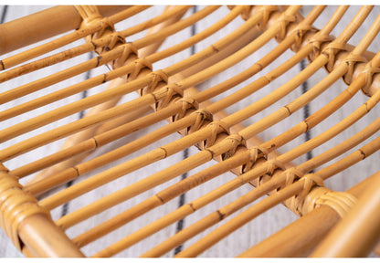 ラタンチェア チェア チェアー ラタン 籐 椅子 イス パーソナルチェア アジアン かわいい おしゃれ 背もたれ アームレスト インテリア 北欧 新生活 リビング コンパクト 省スペース(代引不可)