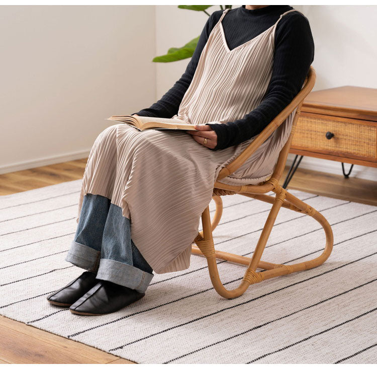 ラタンチェア チェア チェアー ラタン 籐 椅子 イス パーソナルチェア アジアン かわいい おしゃれ 背もたれ アームレスト インテリア 北欧 新生活 リビング コンパクト 省スペース(代引不可)