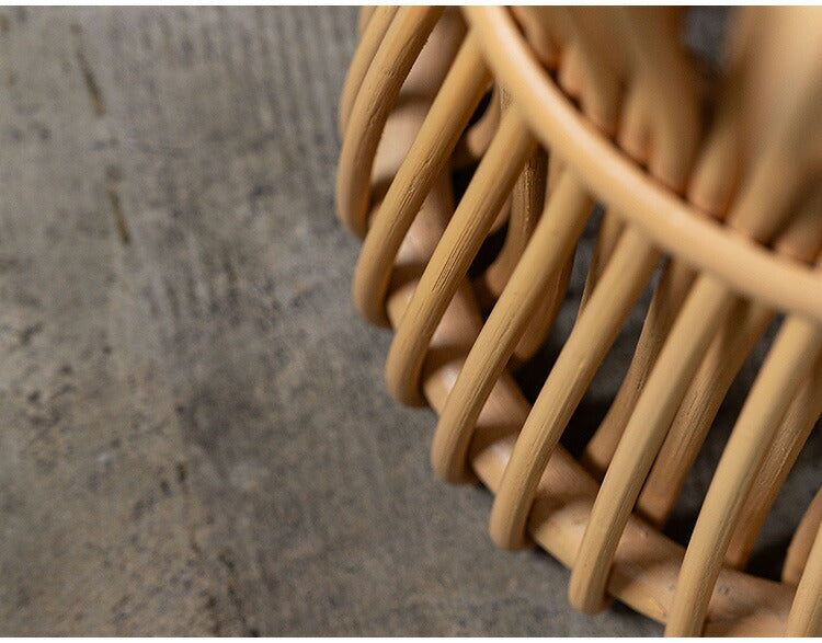 ラウンドスツール GUY-260 東谷 スツール ラタン 籐 円 丸 ラウンド サークル 天然ラタン リゾート 北欧 ナチュラル クッション 高さ40cm 直径30cm 幅30cm 鼓 個性的(代引不可)