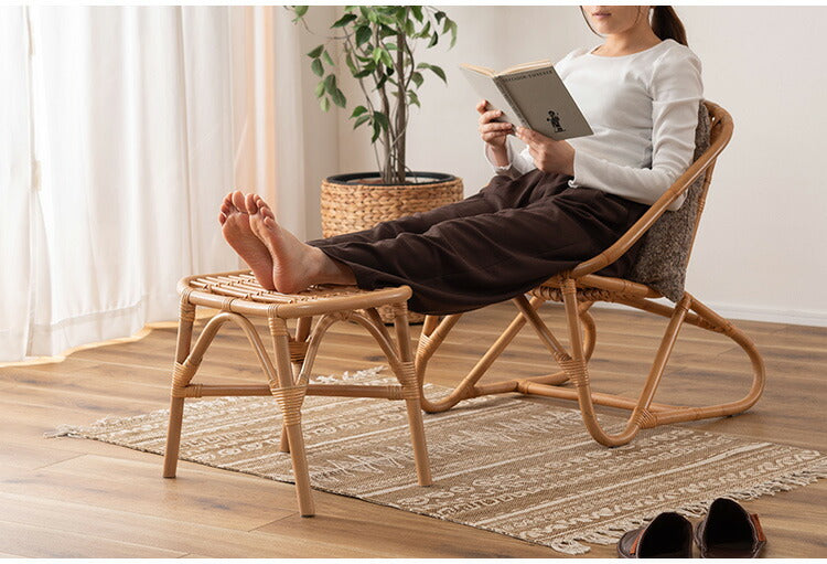 ラタンスツール GUY-261 東谷 スツール ラタン 籐 円 丸 ラウンド サークル 天然ラタン リゾート 北欧 ナチュラル クッション 高さ40cm 直径30cm 幅30cm 鼓 個性的(代引不可)